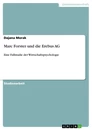Title: Marc Forster und die Erebus AG