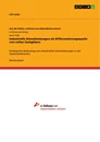 Titel: Industrielle Dienstleistungen als Differenzierungsquelle von reifen Sachgütern