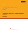 Titre: Organizational Decline and its Effect on Investments in Innovation
