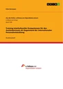 Title: Training interkultureller Kompetenzen für den Auslandseinsatz als Gegenstand der internationalen  Personalentwicklung