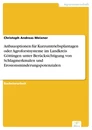 Titel: Anbauoptionen für Kurzumtriebsplantagen oder Agroforstsysteme im Landkreis Göttingen unter Berücksichtigung von Schlagmerkmalen und Erosionsminderungspotenzialen
