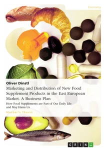 Titel: Marketing and Distribution of New Food Supplement Products in the East European Market. A Business Plan
