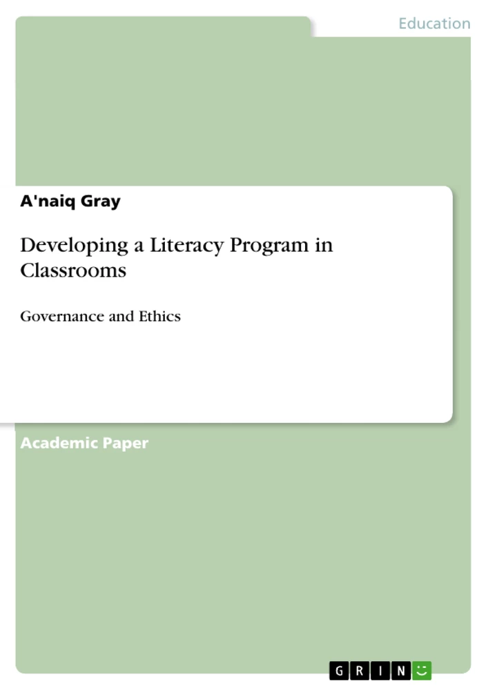 Title: Developing a Literacy Program in Classrooms
