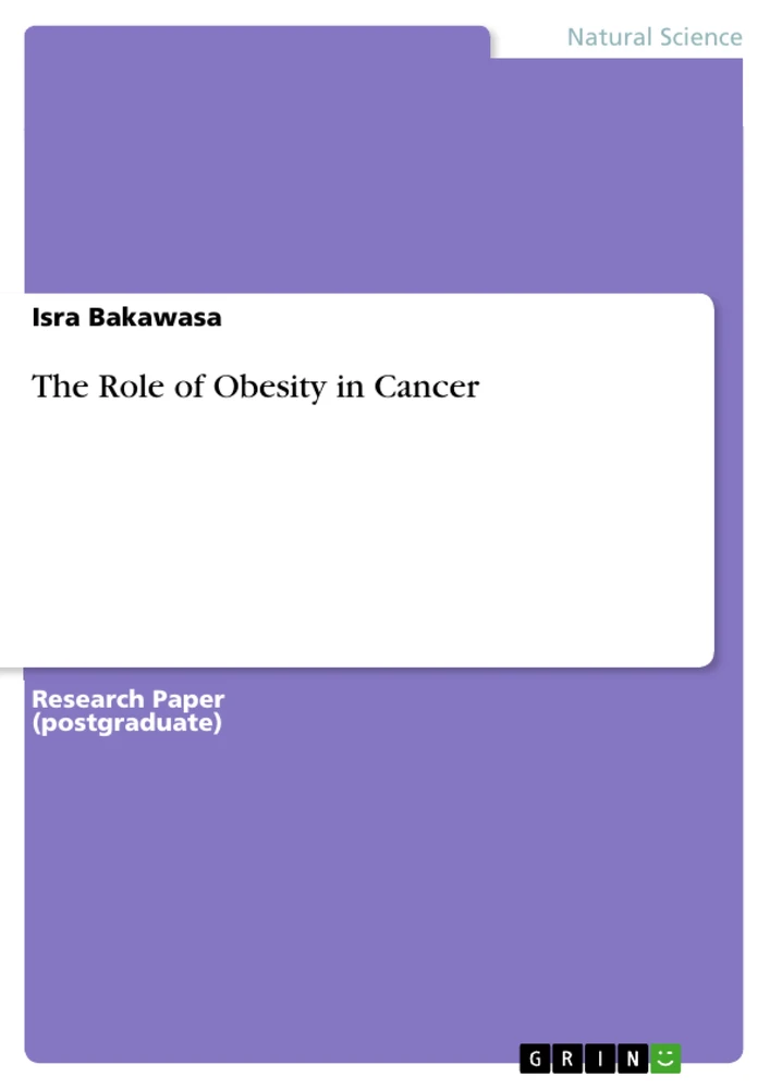 Titel: The Role of Obesity in Cancer