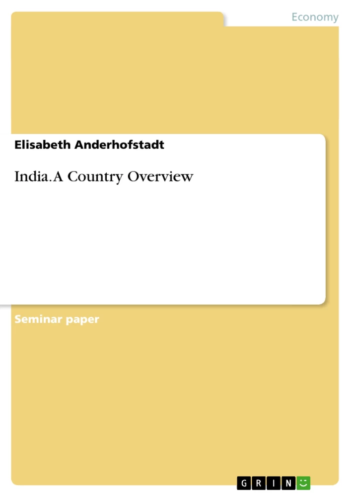 Title: India. A Country Overview
