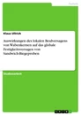 Titre: Auswirkungen des lokalen Beulversagens von Wabenkernen auf das globale Festigkeitsversagen von Sandwich-Biegeproben