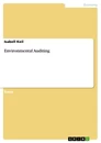 Título: Environmental Auditing
