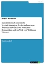 Title: Kunsthistorisch orientierte Vergleichsanalyse der Vorstellung von Ästhetik im Werke der deutschen Romantiker und im Werk von Wolfgang Tillmans