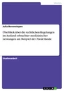 Titel: Überblick über die rechtlichen Regelungen im Ausland erbrachter medizinischer Leistungen am Beispiel der Niederlande