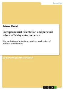 Titel: Entrepreneurial orientation and personal values of Malay entrepreneurs