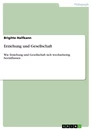 Titre: Erziehung und Gesellschaft