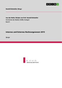Título: Internes und Externes Rechnungswesen 2015