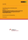 Titel: Das Dekompositionsportfolio als Steuerungsansatz produktspezifischer Leistungselemente des Industriegütersektors