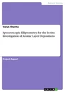 Titel: Spectroscopic Ellipsometry for the In-situ Investigation of Atomic Layer Depositions