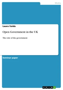 Title: Open Government in the UK