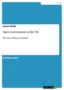 Title: Open Government in the UK