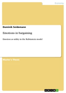 Title: Emotions in bargaining
