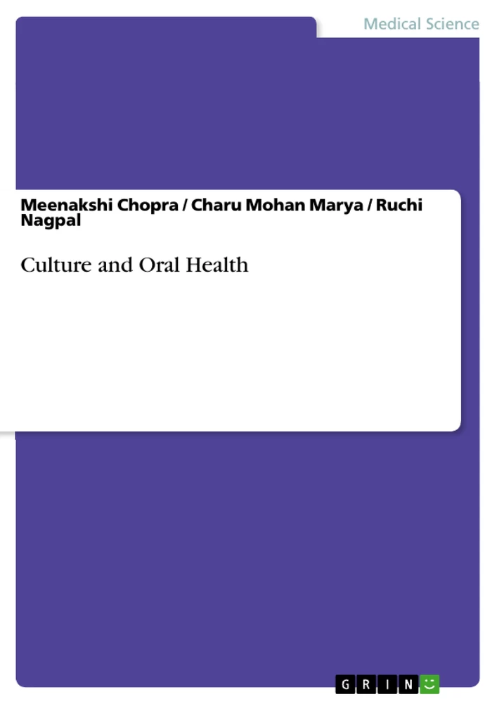 Titre: Culture and Oral Health