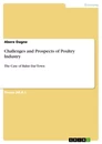 Title: Challenges and Prospects of Poultry Industry
