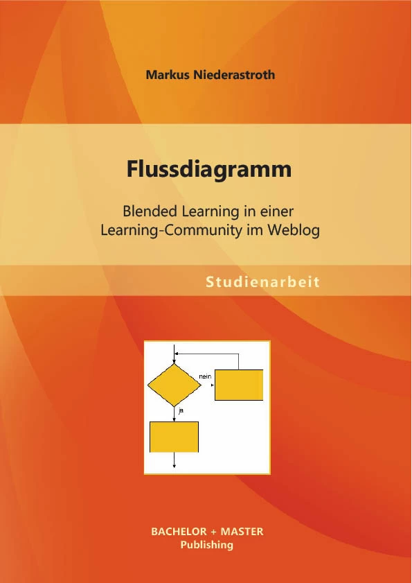 Titel: Flussdiagramm: Blended Learning in einer Learning-Community im Weblog