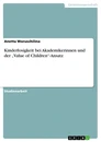Título: Kinderlosigkeit bei Akademikerinnen und der „Value of Children“-Ansatz