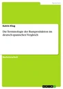 Título: Die Terminologie der Rumproduktion im deutsch-spanischen Vergleich