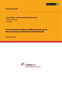 Title: Finite-Elemente-Methode (FEM) Berechnung der Rissausbreitung mittels Phasenfeldmethode