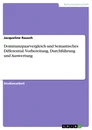 Titre: Dominanzpaarvergleich und Semantisches Differential. Vorbereitung, Durchführung und Auswertung