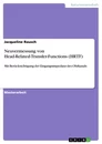 Titel: Neuvermessung von Head-Related-Transfer-Functions (HRTF)