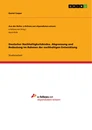 Titre: Deutscher Nachhaltigkeitskodex. Abgrenzung und Bedeutung im Rahmen der nachhaltigen Entwicklung