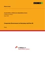 Titel: Corporate Governance in Germany and the US