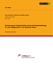 Titre: Erörterung der Individualität und Persönlichkeitsfindung in „Der Steppenwolf“ von Hermann Hesse