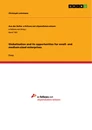 Titre: Globalization and its opportunities for small- and medium-sized enterprises