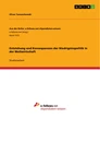 Title: Entstehung und Konsequenzen der Niedrigzinspolitik in der Weltwirtschaft