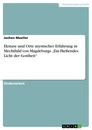 Título: Ekstase und Orte mystischer Erfahrung in Mechthild von Magdeburgs „Ein fließendes Licht der Gottheit“