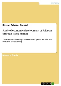 Titre: Study of economic development of Pakistan through stock market