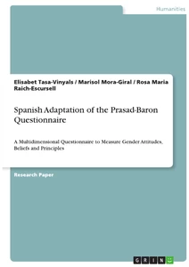 Titel: Spanish Adaptation of the Prasad-Baron Questionnaire