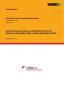 Titel: Branchenstrukturanalyse nach Michael E. Porter für deutsche Automobilhersteller auf dem chinesischen Markt