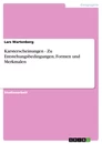 Titre: Karsterscheinungen - Zu Entstehungsbedingungen, Formen und Merkmalen