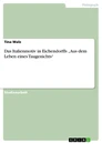 Titre: Das Italienmotiv in Eichendorffs  „Aus dem Leben eines Taugenichts“