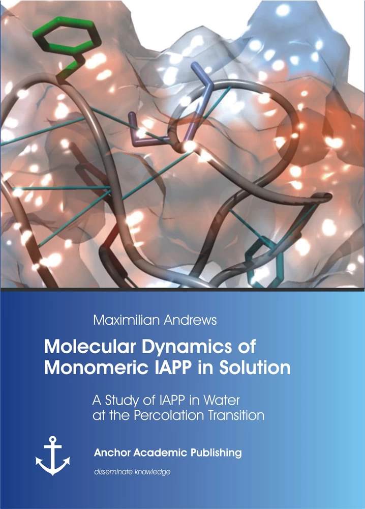 Title: Molecular Dynamics of Monomeric IAPP in Solution: A Study of IAPP in Water at the Percolation Transition