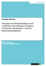 Titel: Sitzungen und Besprechungen nach sachlichen und zeitlichen Vorgaben vorbereiten (Kaufmann / -frau für Bürokommunikation)