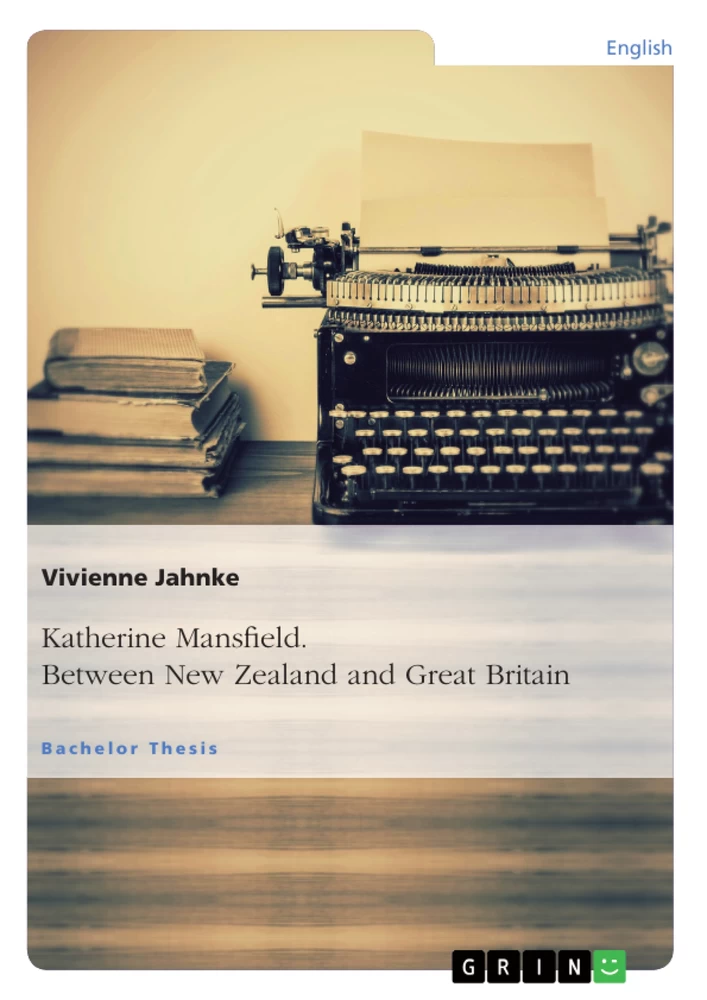 Título: Katherine Mansfield. Between New Zealand and Great Britain