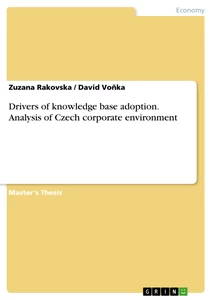 Title: Drivers of knowledge base adoption. Analysis of Czech corporate environment