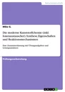 Title: Die moderne Kunststoffchemie (inkl. Ionenaustauscher). Synthese, Eigenschaften und Reaktionsmechanismen