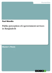 Title: Public perception of e-government services in Bangladesh