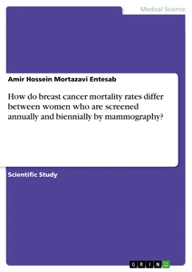 Title: How do breast cancer mortality rates differ between women who are screened annually and biennially by mammography?