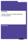 Titre: Conflict of Interest in Medical Research and Clinical Trials