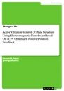 Titre: Active Vibration Control Of Plate Structure Using Electromagnetic Transducer Based On H_∞ Optimized Positive Position Feedback