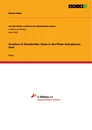 Titel: Creation of Shareholder Value in the Pfizer-AstraZeneca Deal